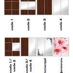 Шкаф купе Симпл квадро фасады на выбор в городе Шахты