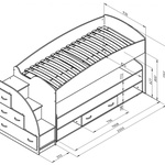 Кровать-чердак Дюймовочка 4.3 в городе Шахты